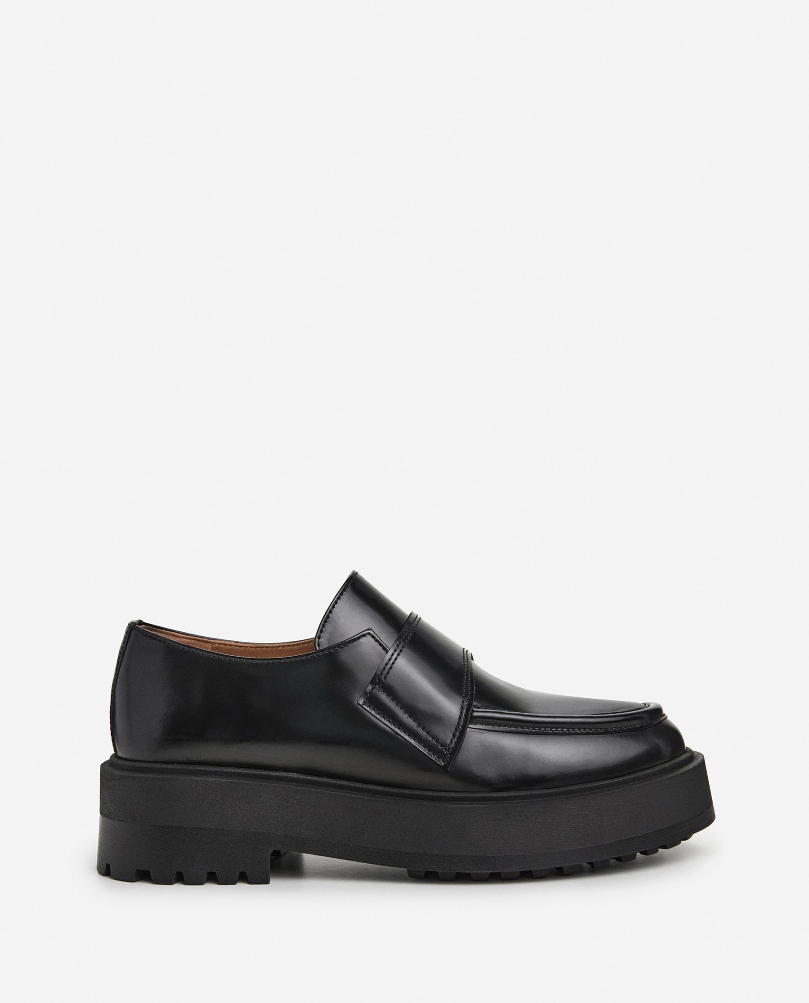 Flattered Leo Black Leather Loafers – Dear Society