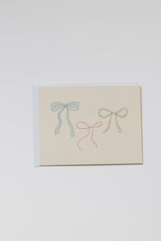 Sumner Lane Ribbon Bow Greeting Card