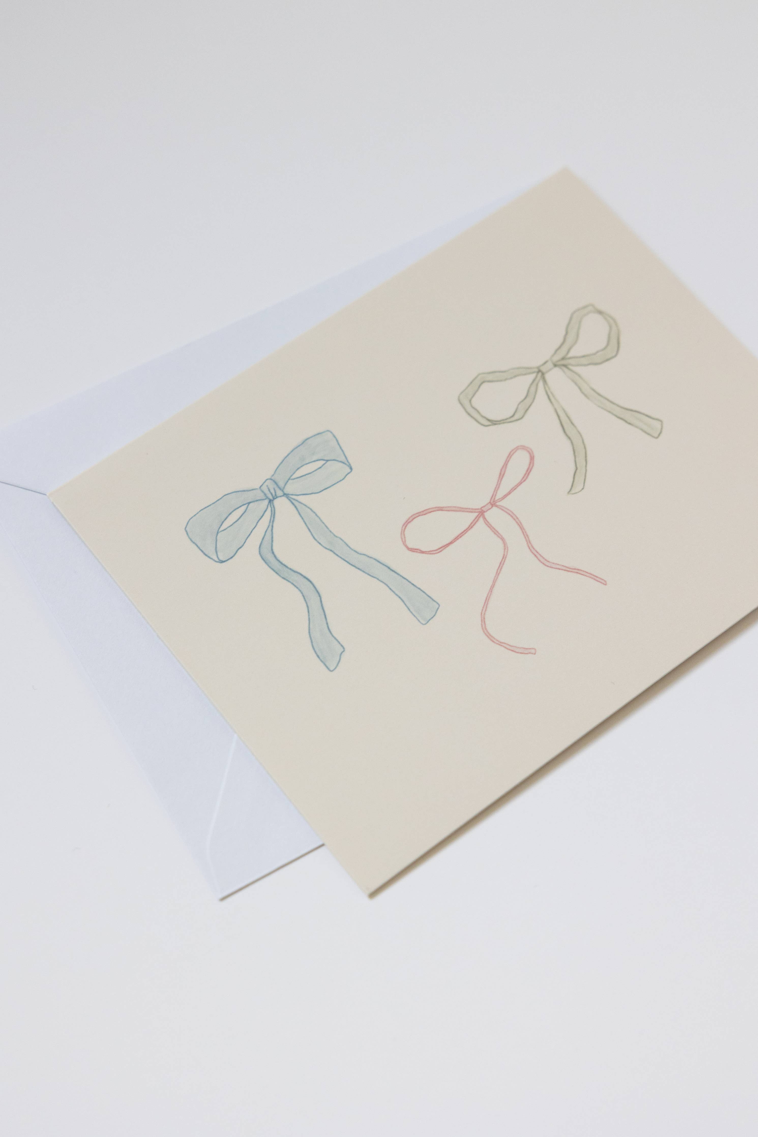Sumner Lane Ribbon Bow Greeting Card