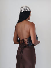 Handmade Silk Crochet Cap