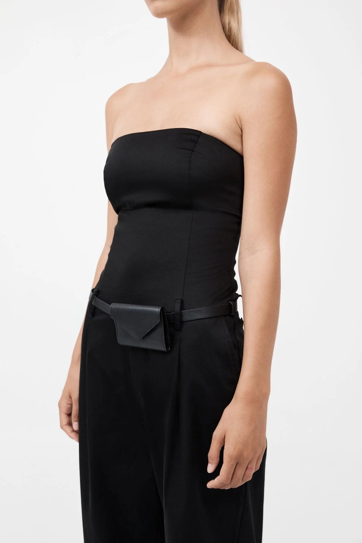 St. Agni Black Envelope Card Holder