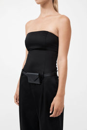 St. Agni Black Envelope Card Holder