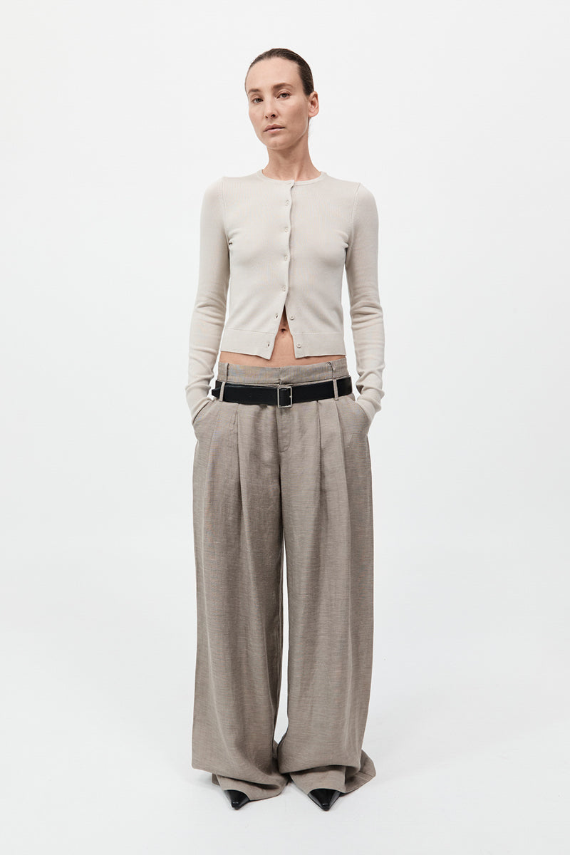 St. Agni Creme Classic Cardigan