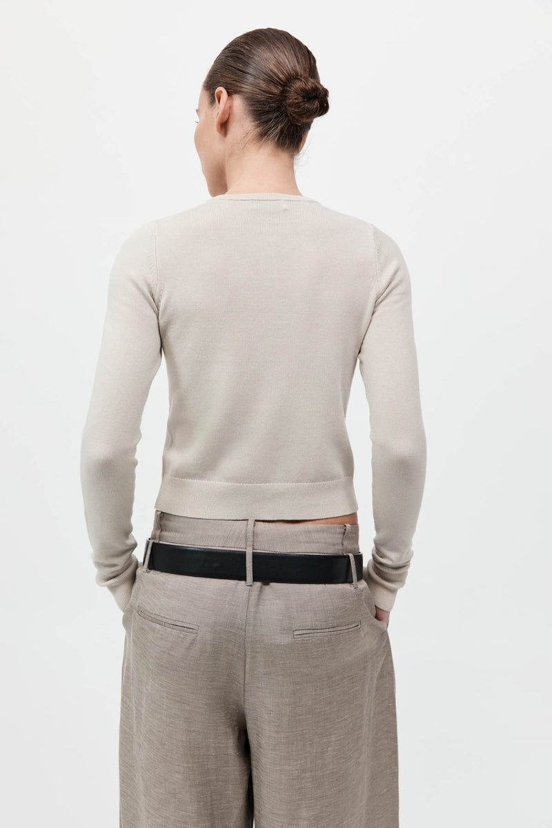 St. Agni Creme Classic Cardigan
