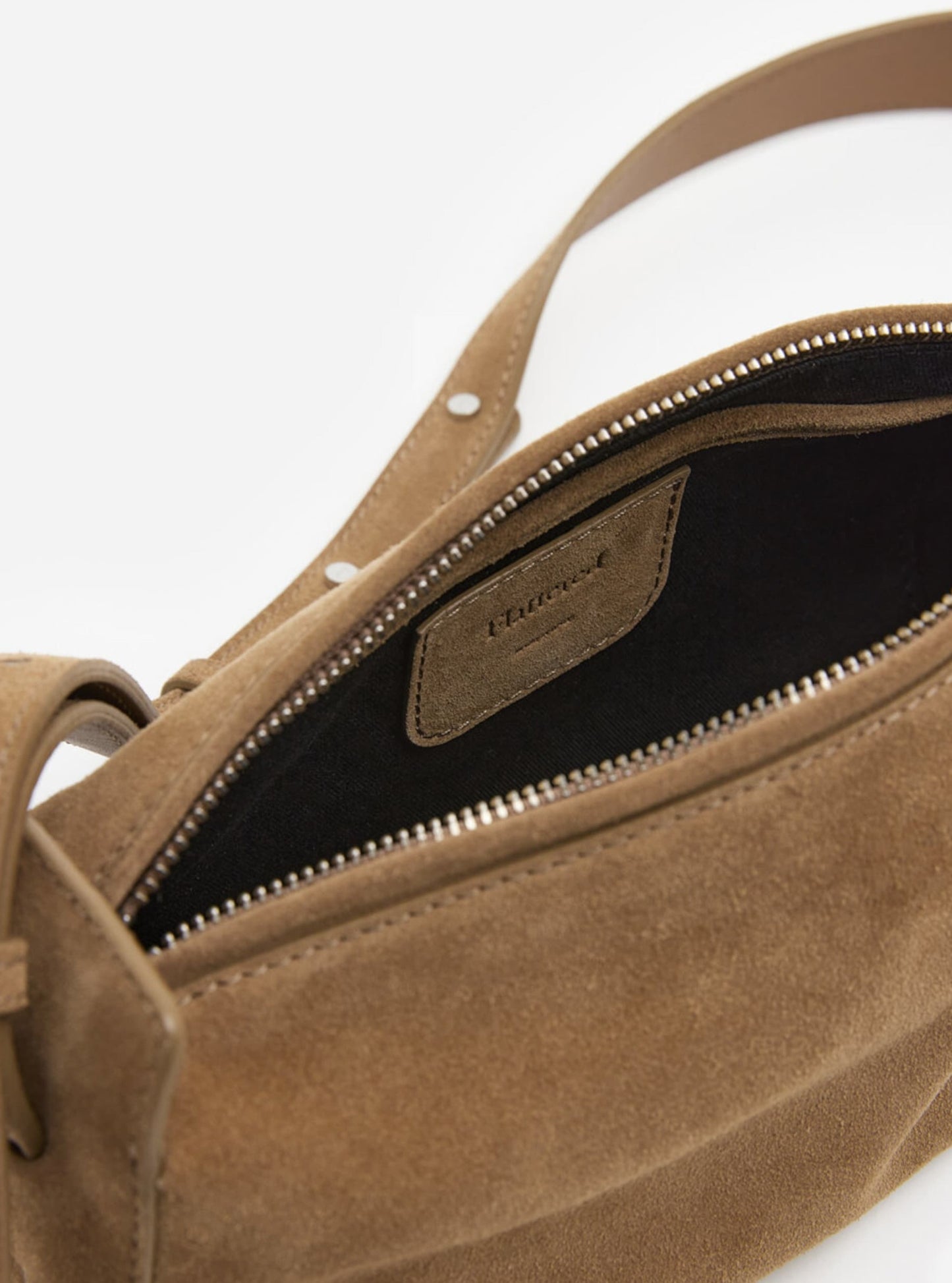 Flattered Tuna Suede Shoulder Bag