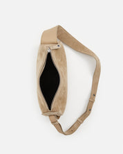 Flattered Tuna Suede Shoulder Bag