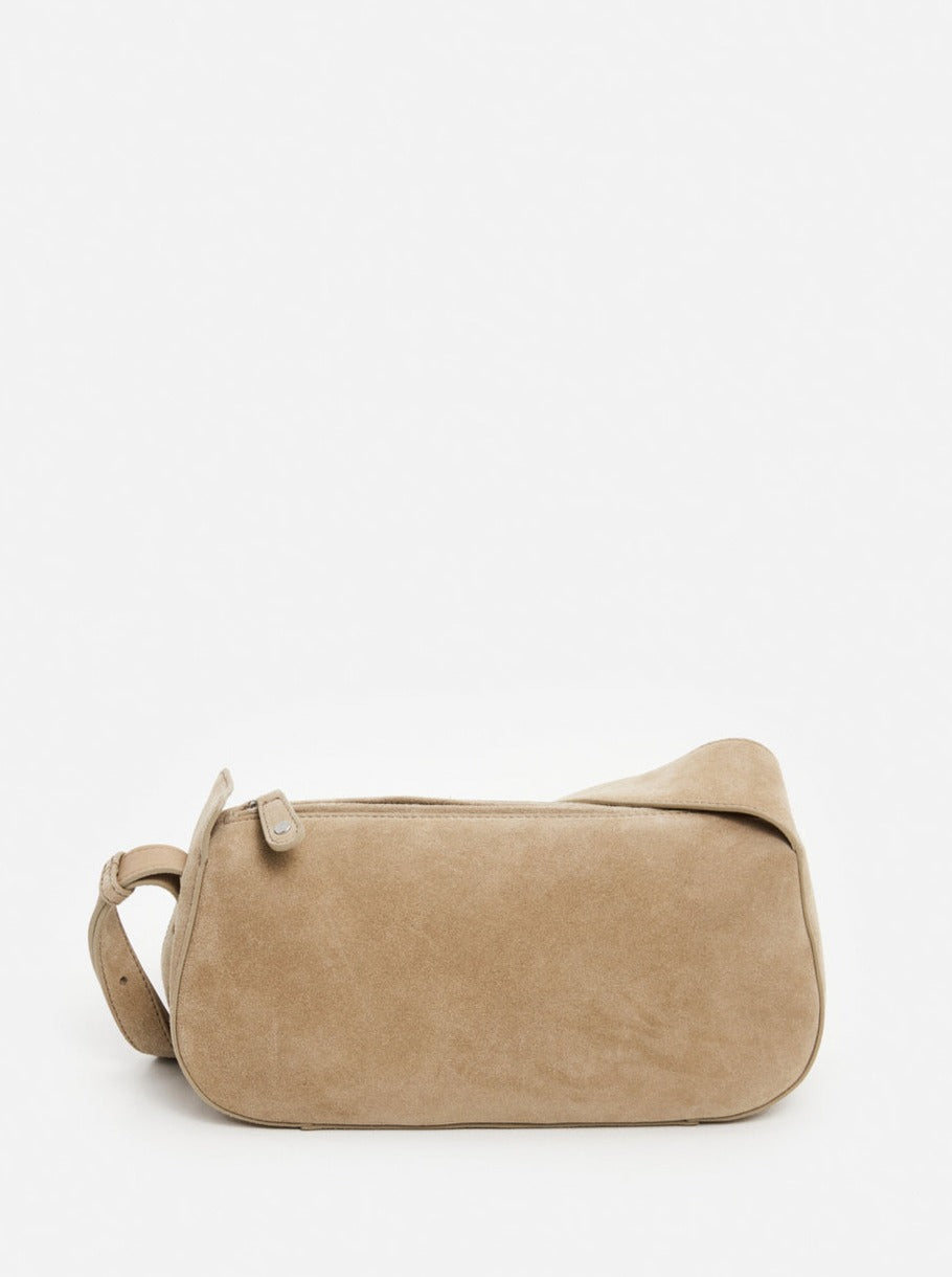 Flattered Tuna Suede Shoulder Bag
