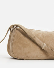 Flattered Tuna Suede Shoulder Bag