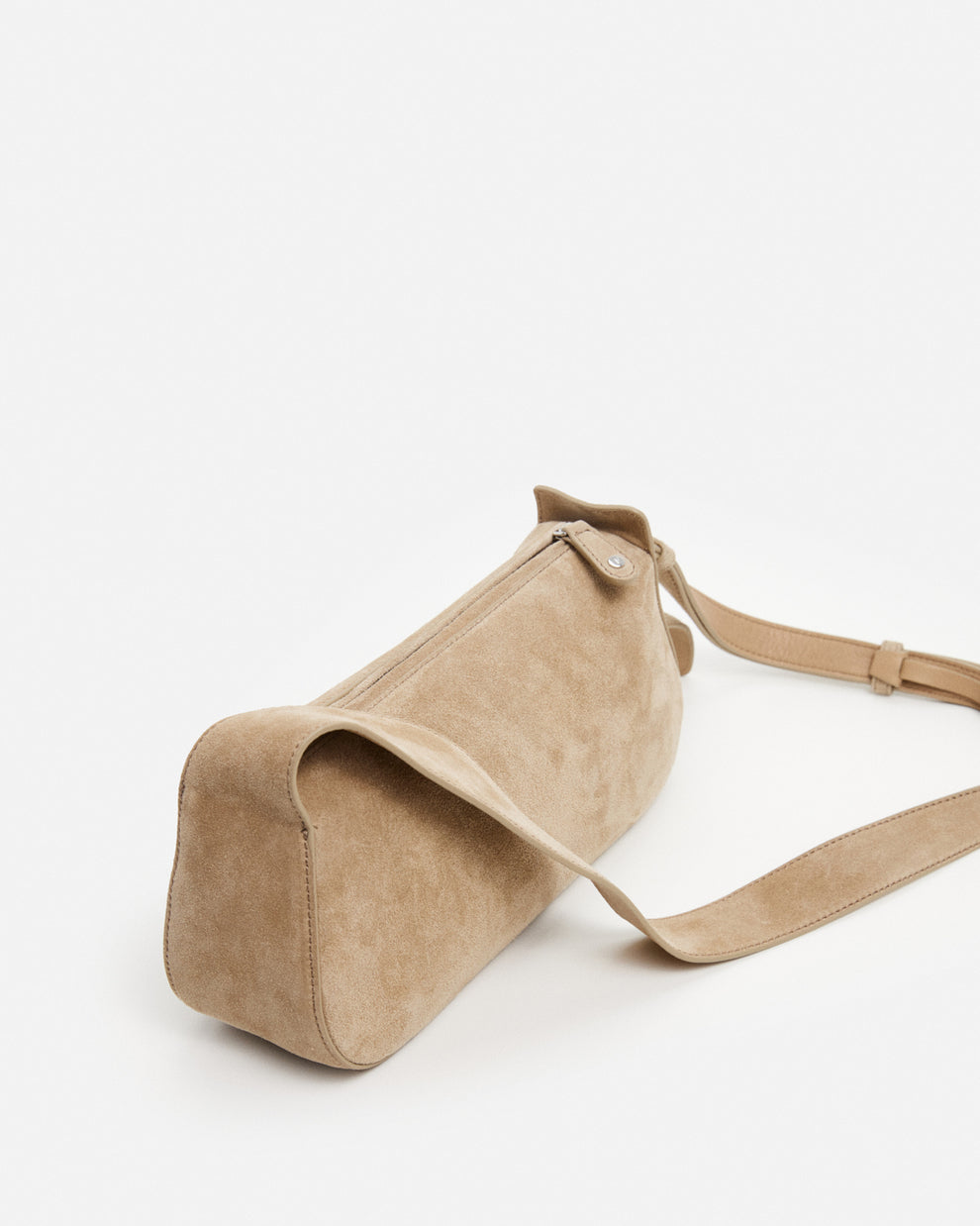 Flattered Tuna Suede Shoulder Bag