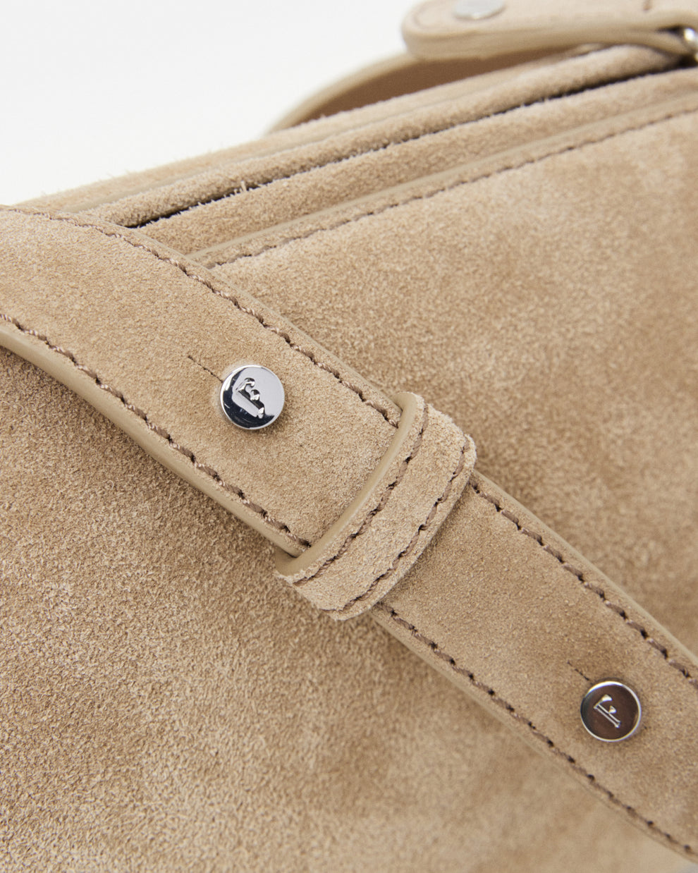 Flattered Tuna Suede Shoulder Bag