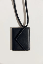 St. Agni Black Envelope Card Holder