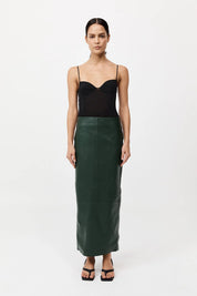 St. Agni Black Silk Cami
