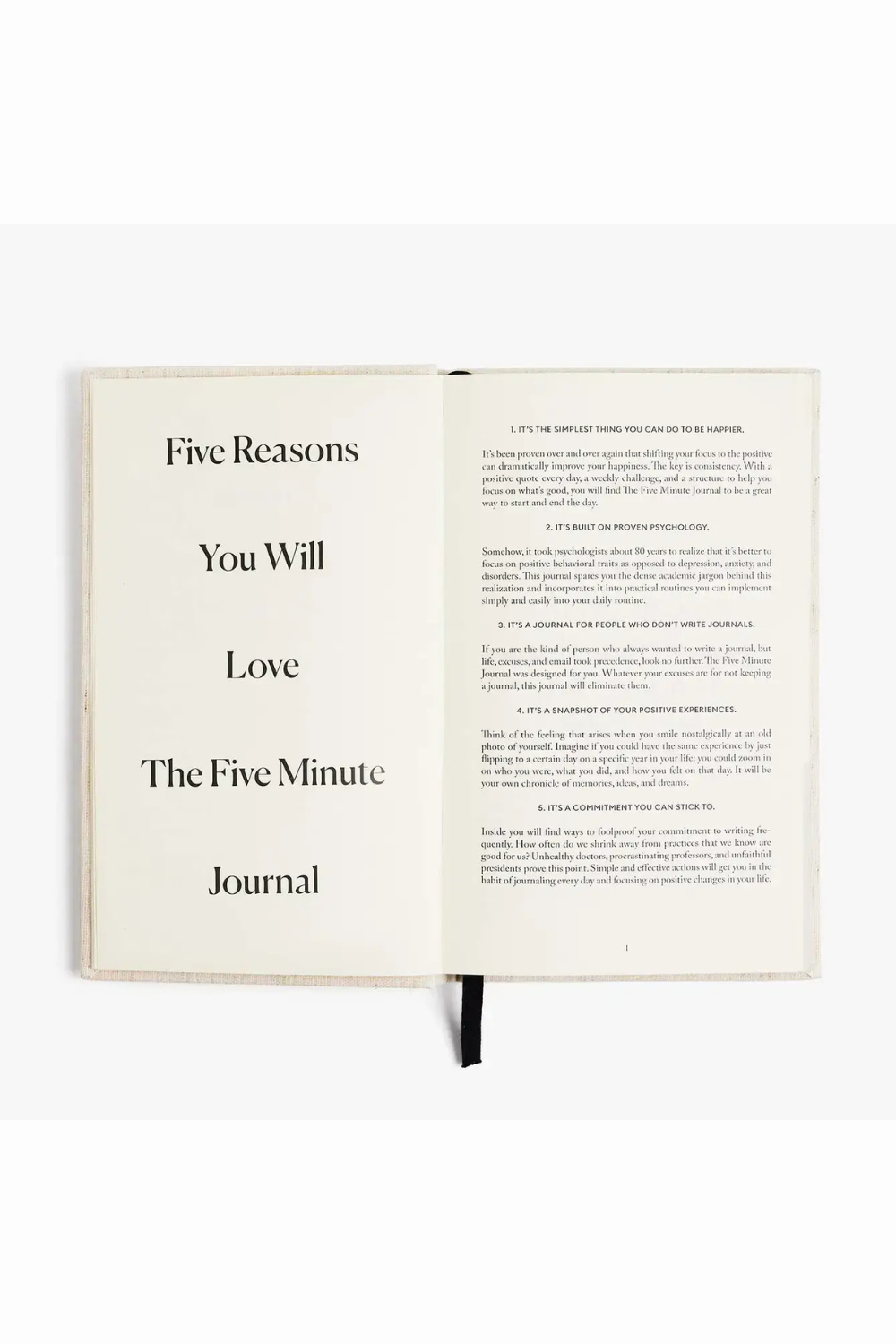 Intelligent Change The Five Minute Journal