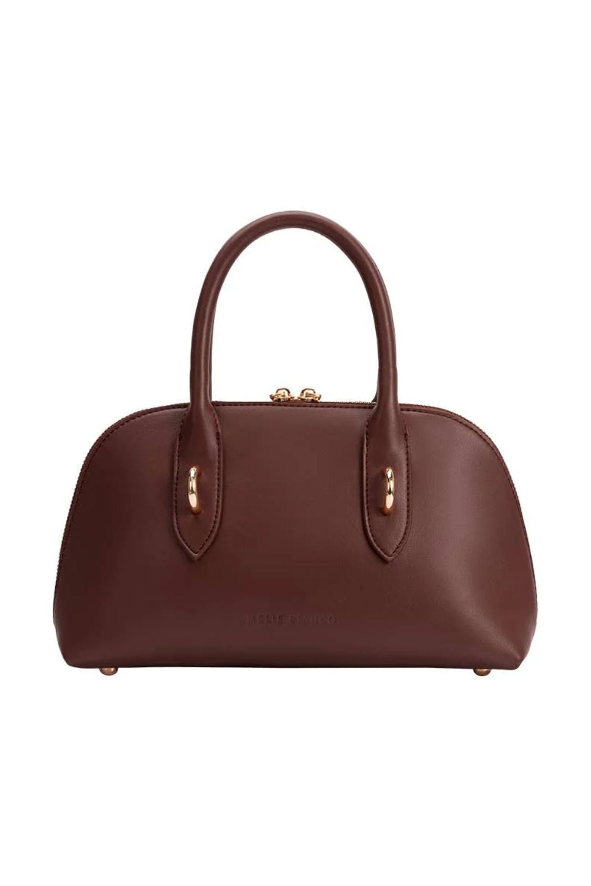 Rue Burgundy Vegan Top Handle Bag