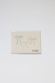 Sumner Lane Ribbon Bow Greeting Card