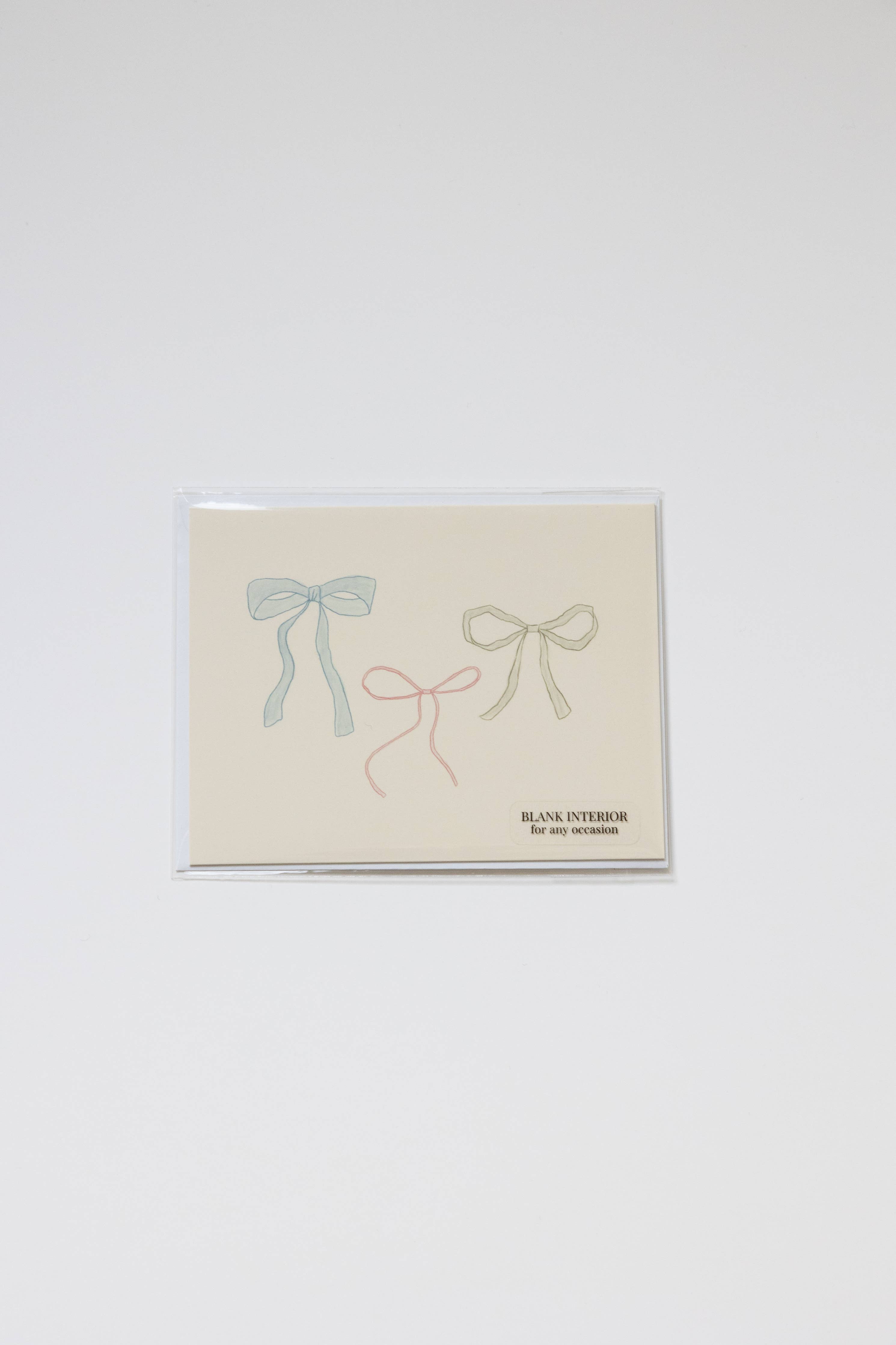 Sumner Lane Ribbon Bow Greeting Card