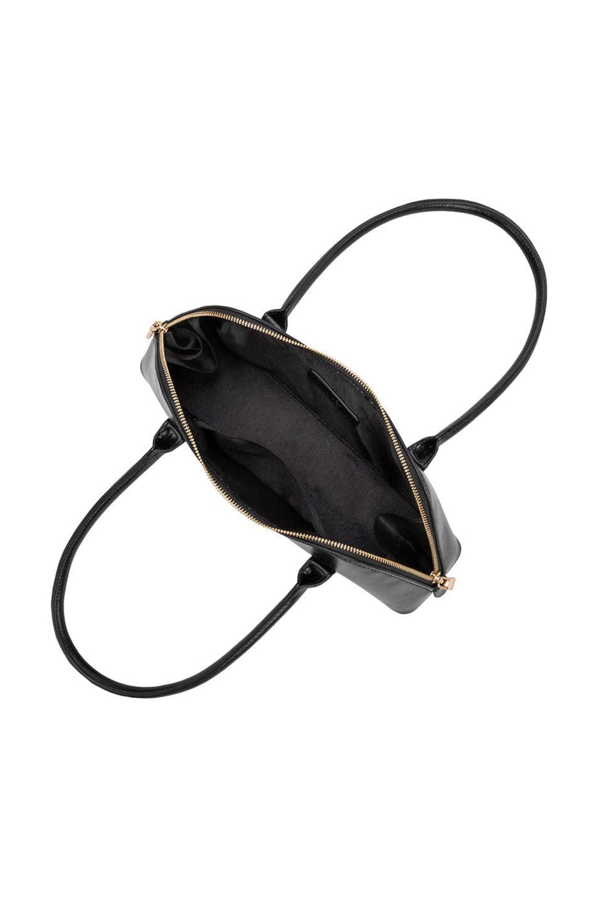 Dakota Black Recycled Vegan Shoulder Bag