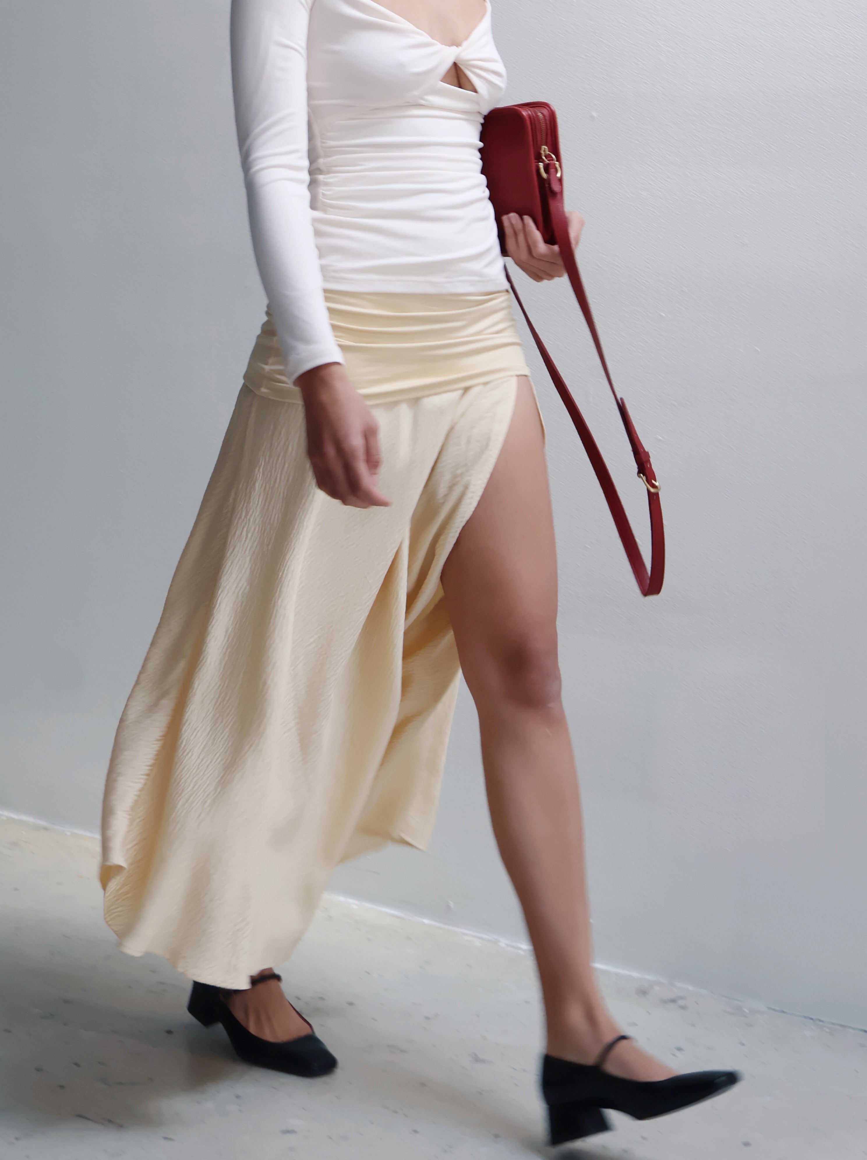 Cream Posie Long Sleeve Top