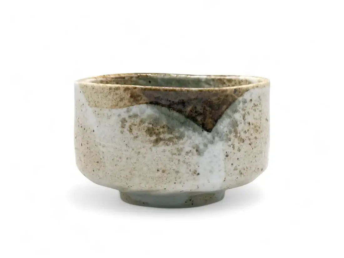 Inoue Tea - Yoshino White Mino-yaki Chawan - Japanese Matcha Bowl