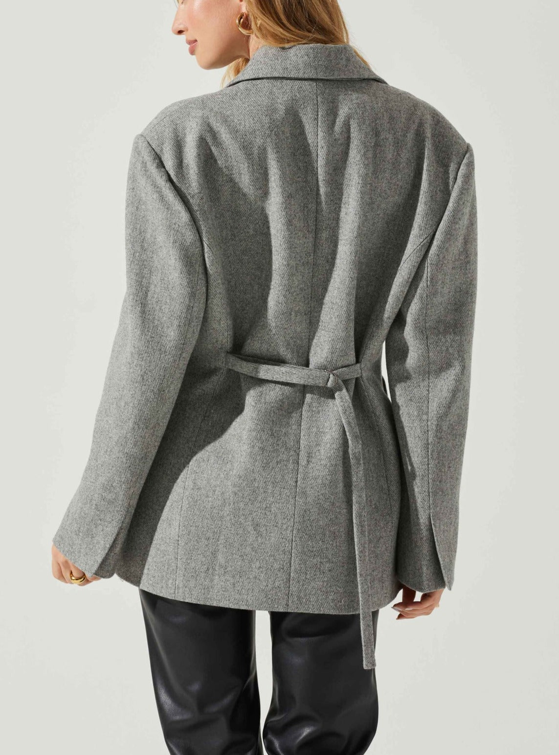 Gray Tweed Galilea Blazer
