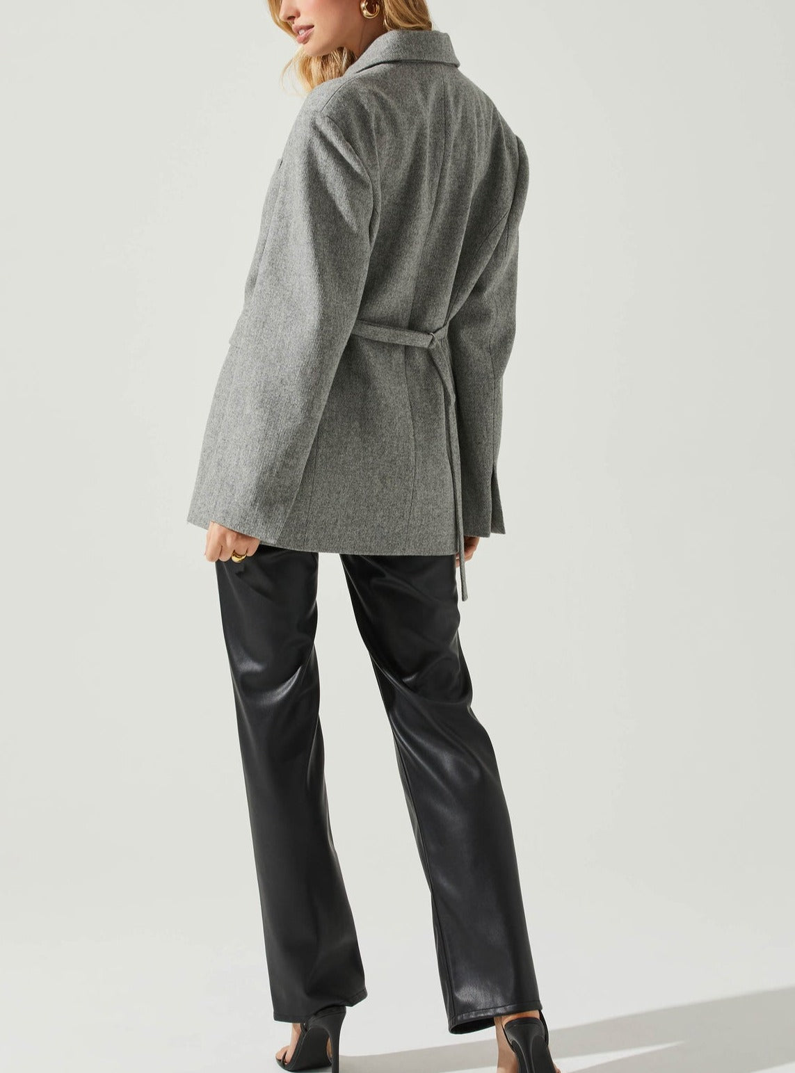 Gray Tweed Galilea Blazer