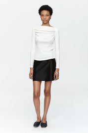 Marle Ivory Knit Bryn Top