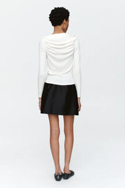 Marle Ivory Knit Bryn Top