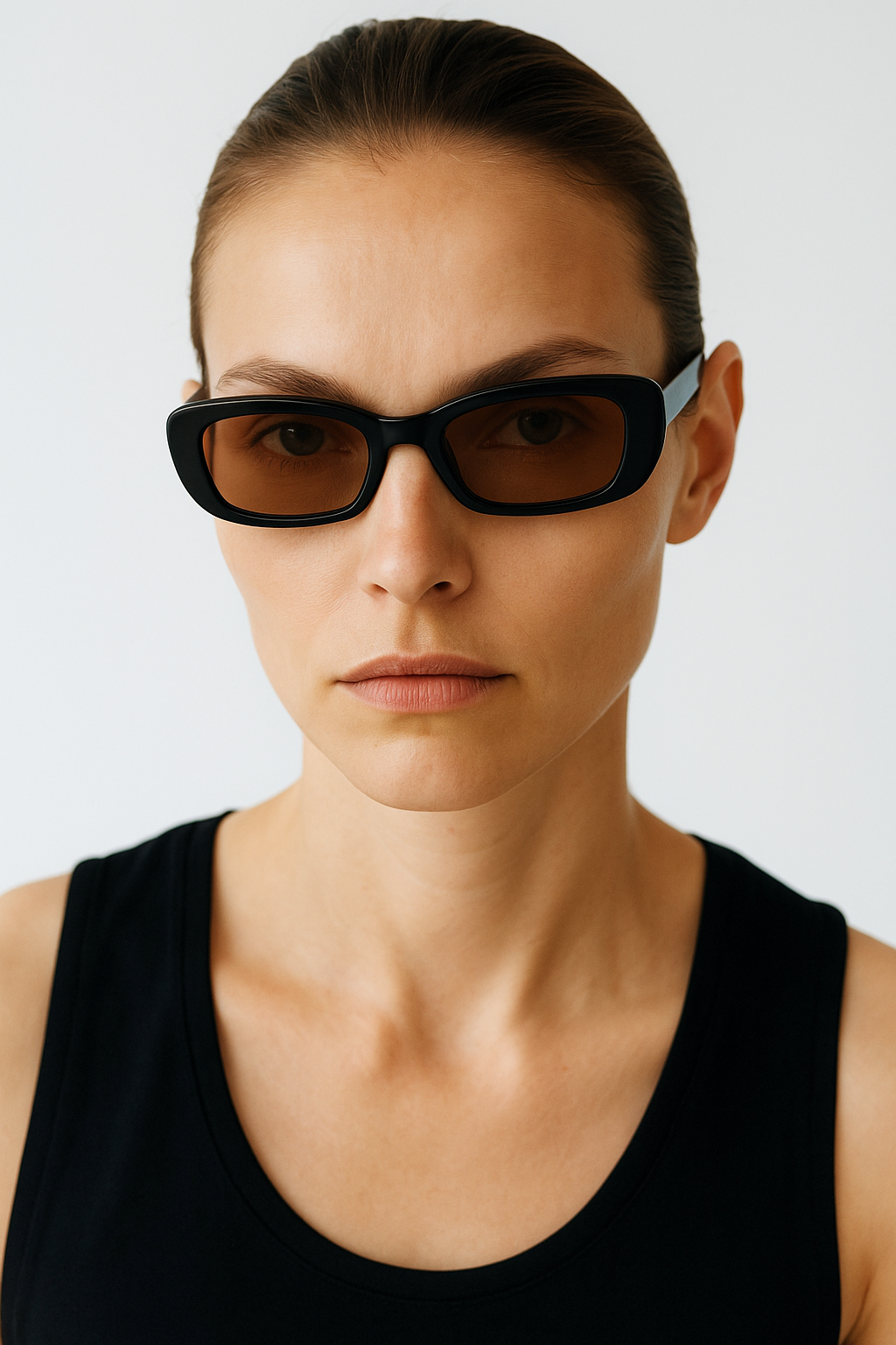 Beyond Stranger Studio Davie Sunglasses in Black/Tan