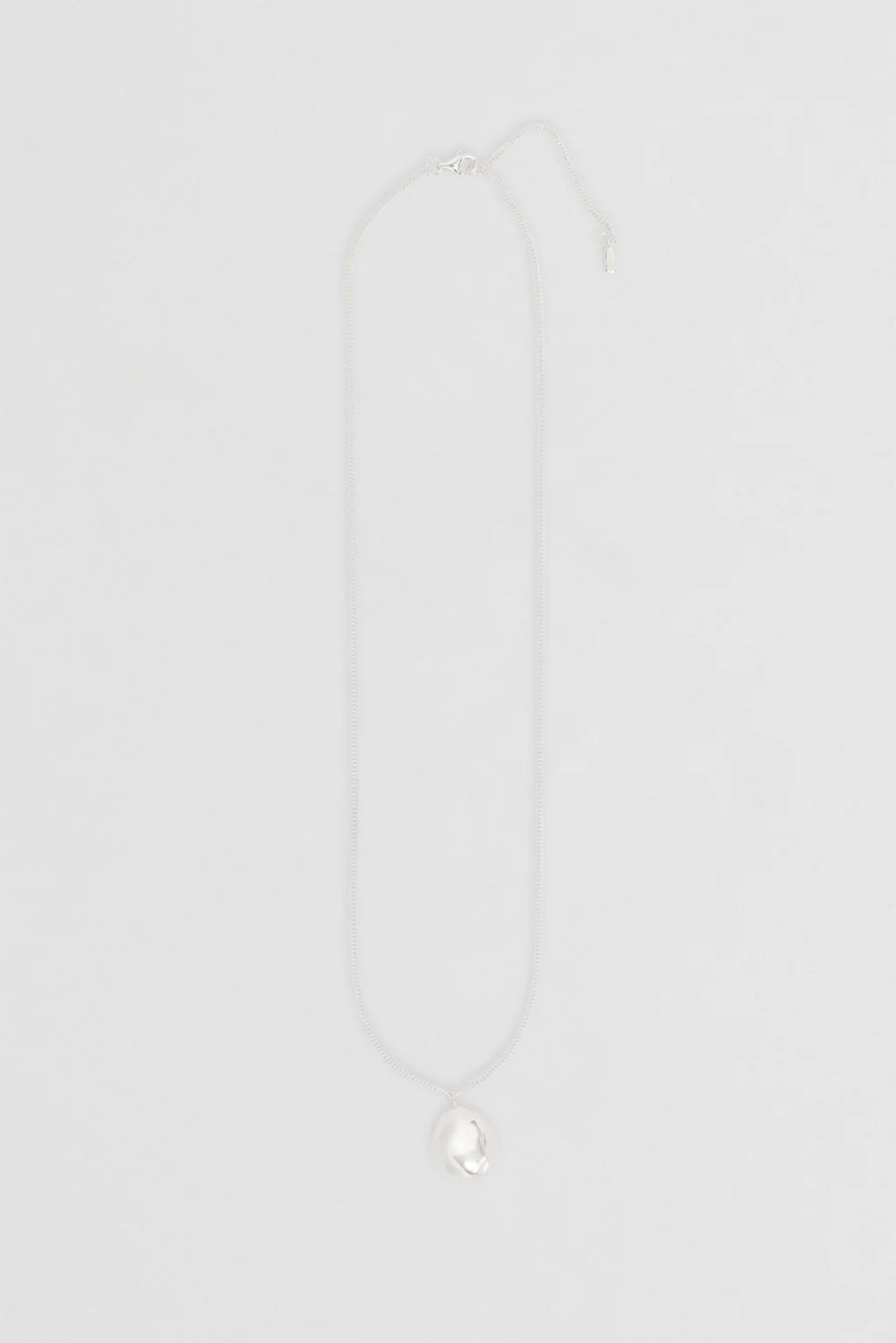 Nina Gordon Silver Drop Necklace