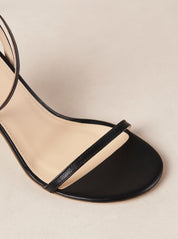 Alohas Otis Black Leather Heels