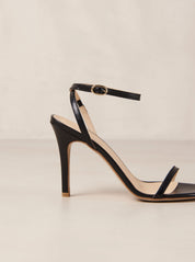 Alohas Otis Black Leather Heels