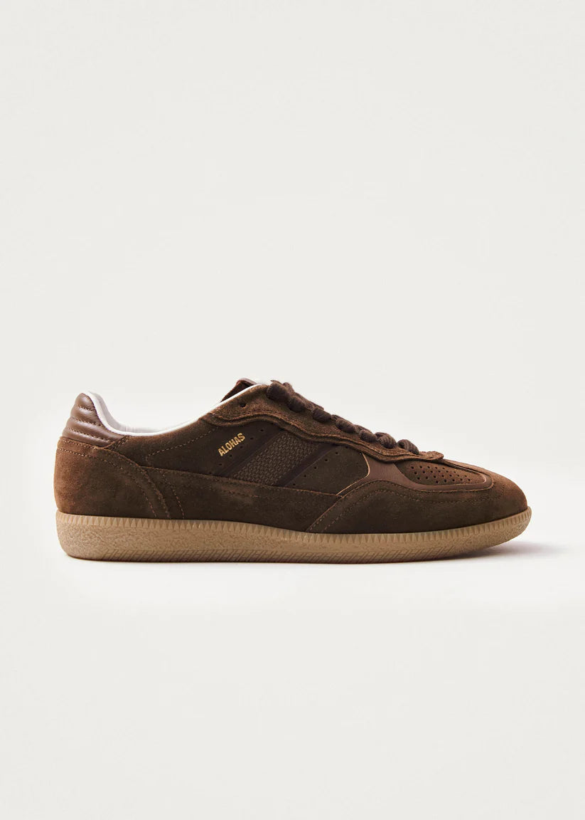 Alohas Rife Chocolate Brown Leather Sneakers