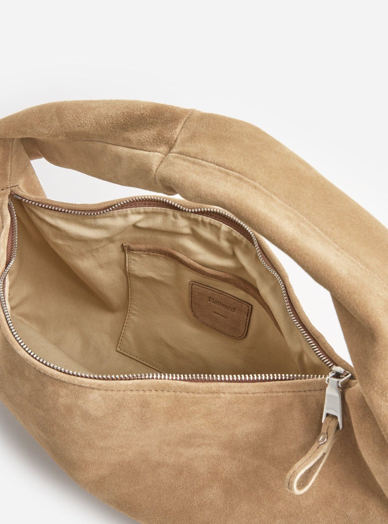 Flattered Sand Suede Alva Bag