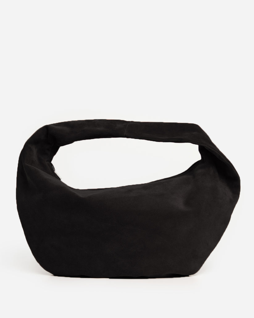 Flattered Black Suede Alva Bag