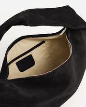 Flattered Black Suede Alva Bag
