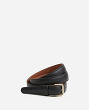 Flattered Barbara Black Leather Belt