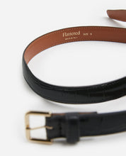 Flattered Barbara Black Leather Belt