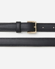 Flattered Barbara Black Leather Belt