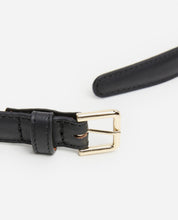 Flattered Barbara Black Leather Belt