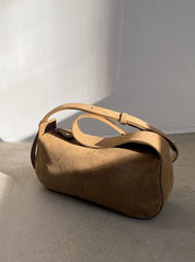 Flattered Tuna Suede Shoulder Bag