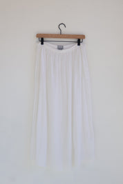 Vintage White Swiss Dot Cotton Voile Skirt