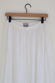Vintage White Swiss Dot Cotton Voile Skirt