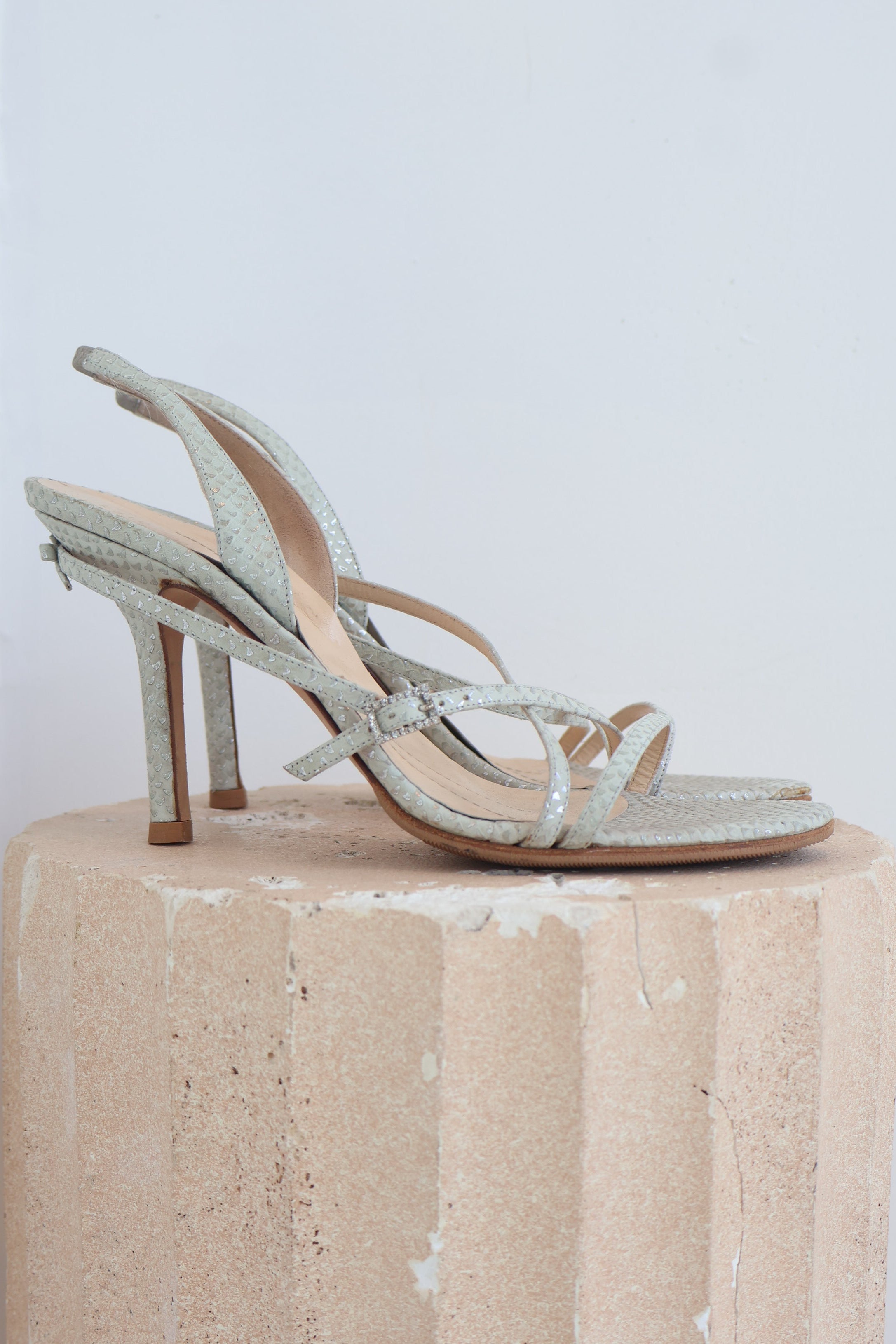 Vintage Kate Spade Silver Heels