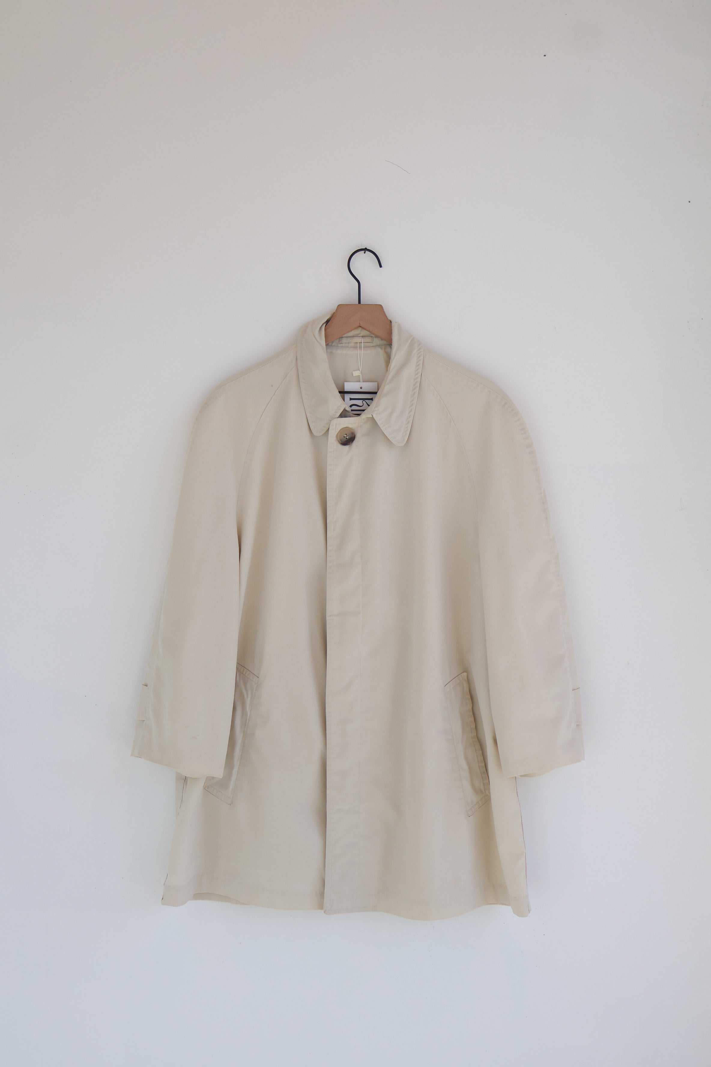 Vintage Cream Trench Coat