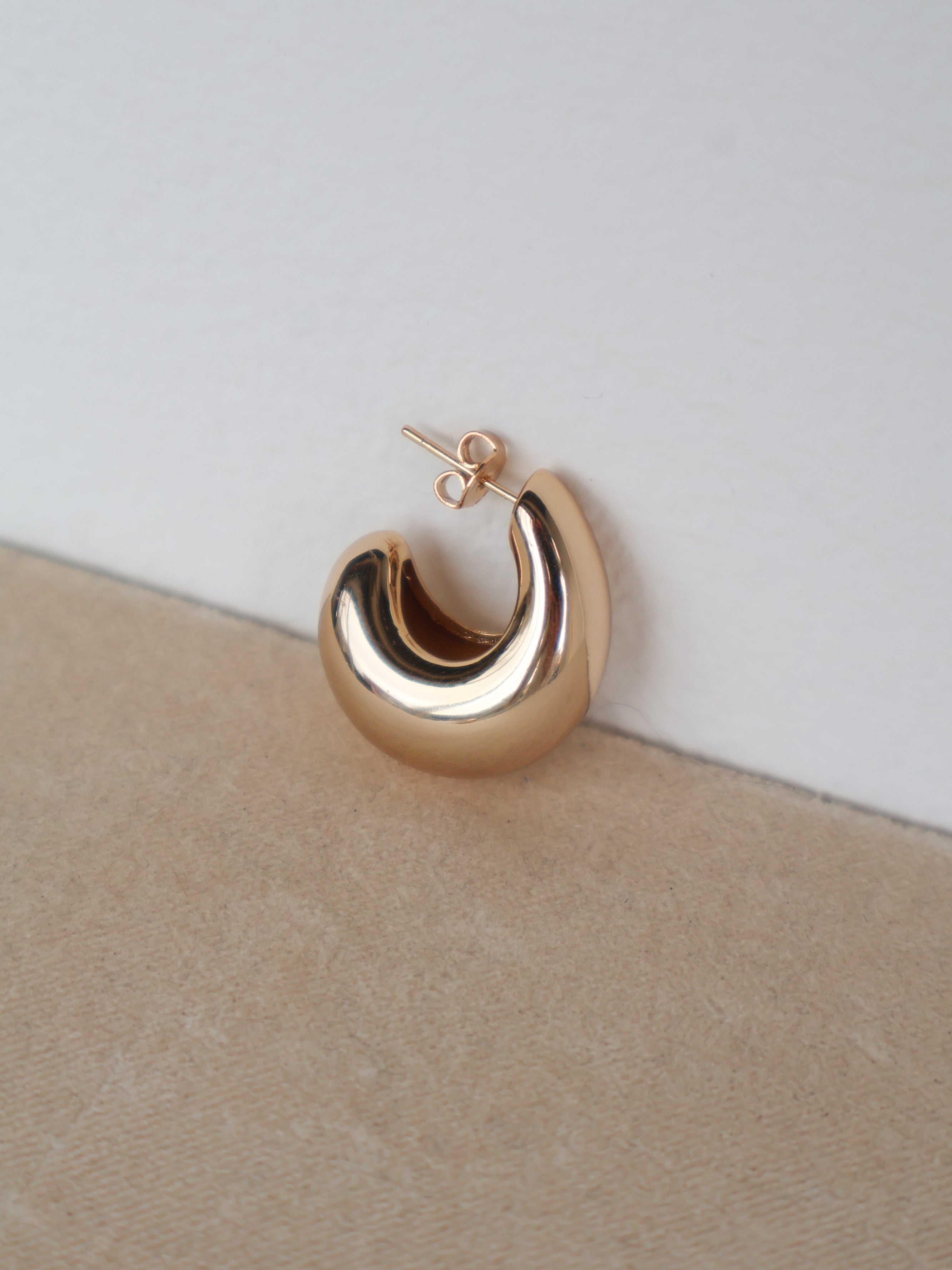 Gold Bobbi Hoops