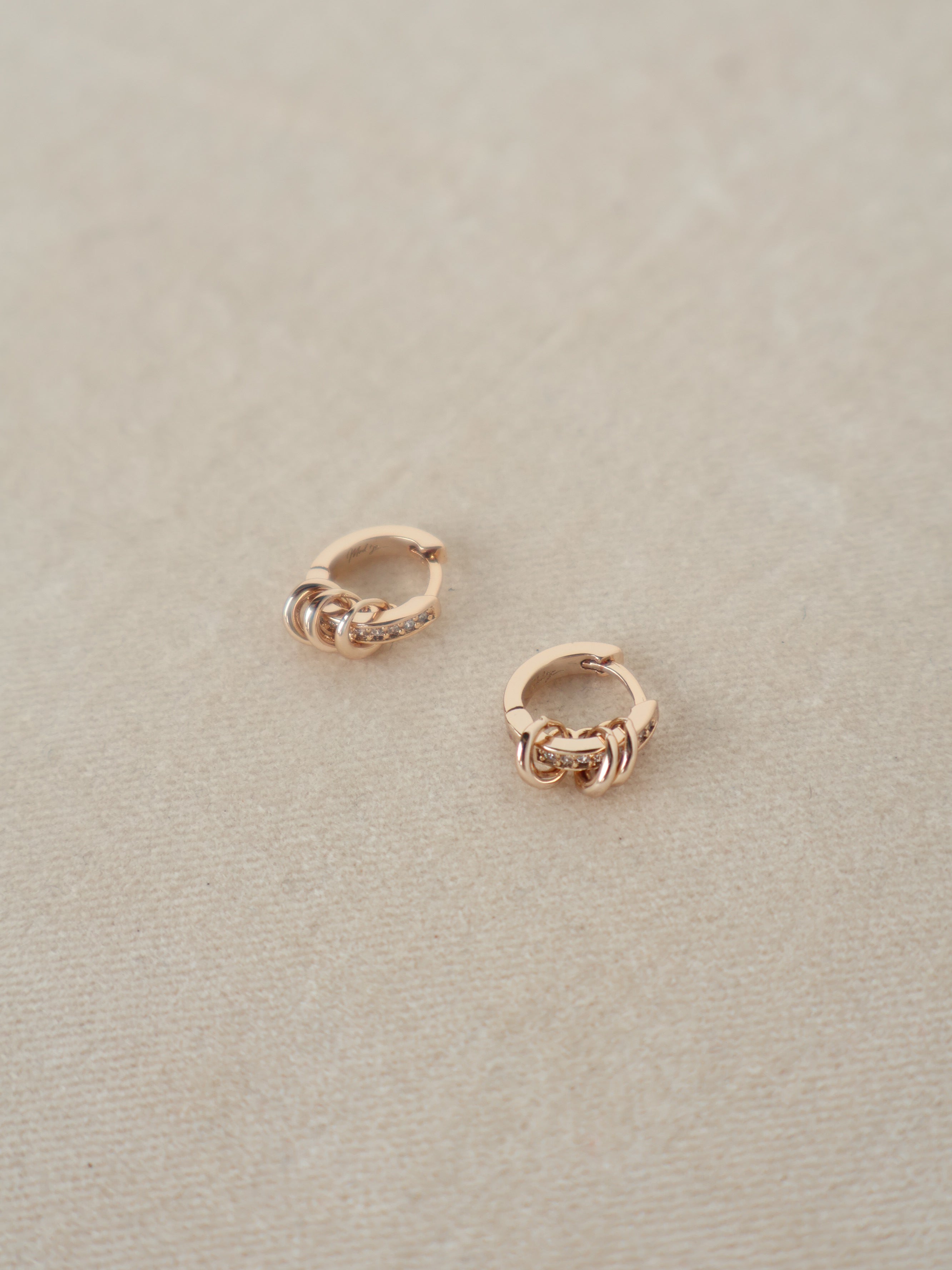 Gold Plated Levi Huggies