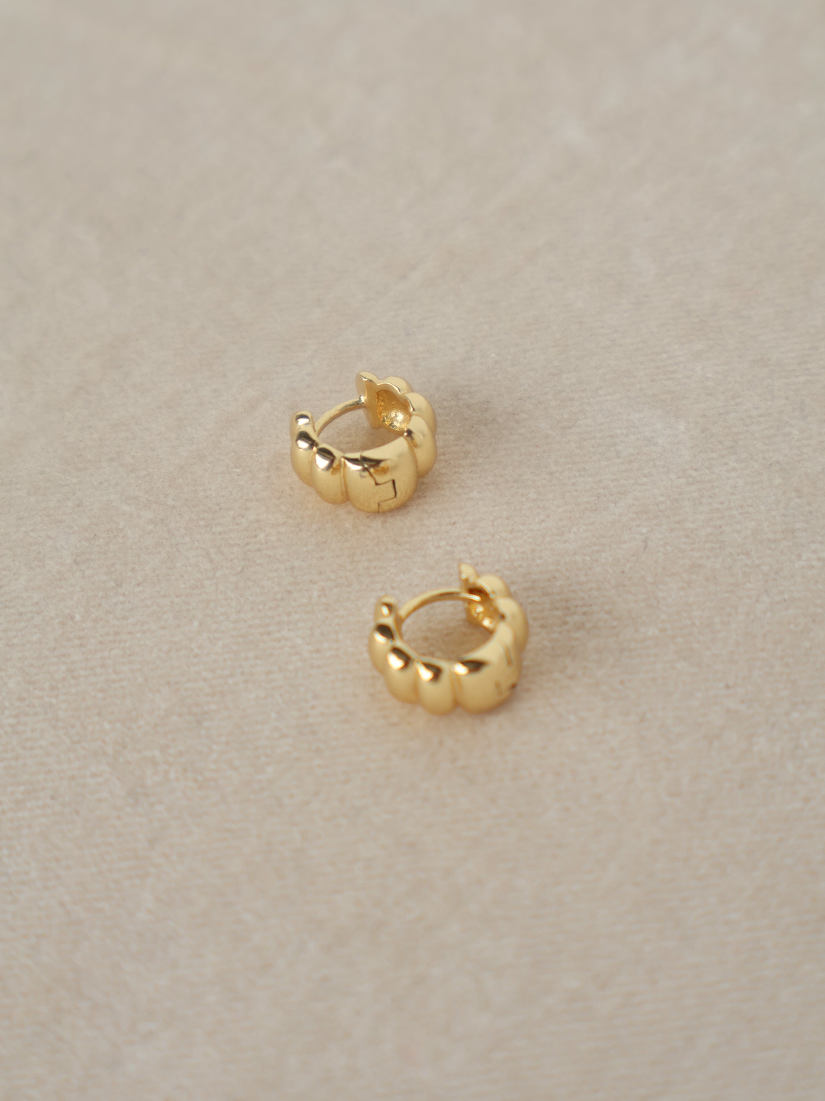 Gold Sylvie Huggies