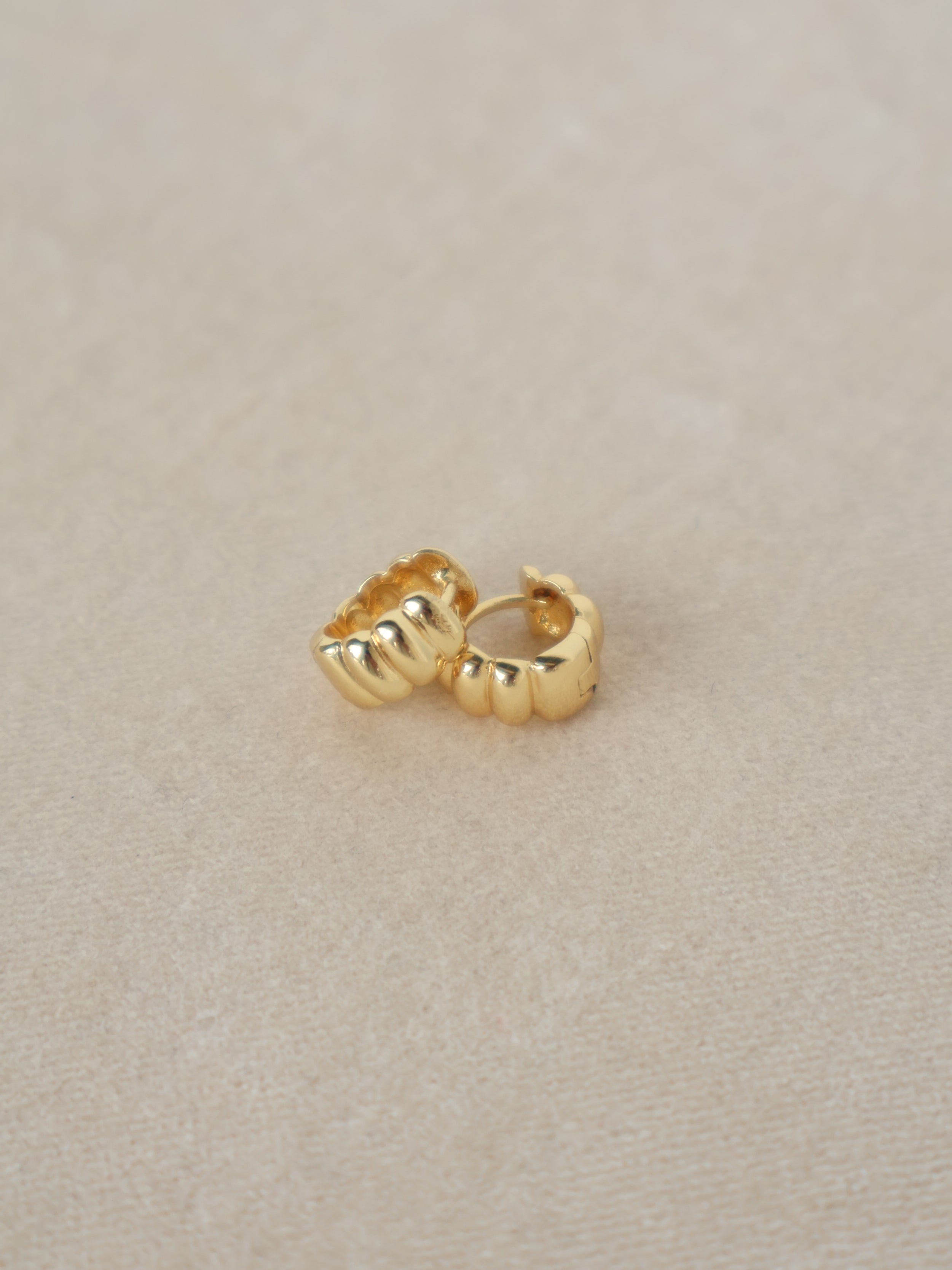 Gold Sylvie Huggies