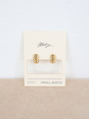 Gold Sylvie Huggies