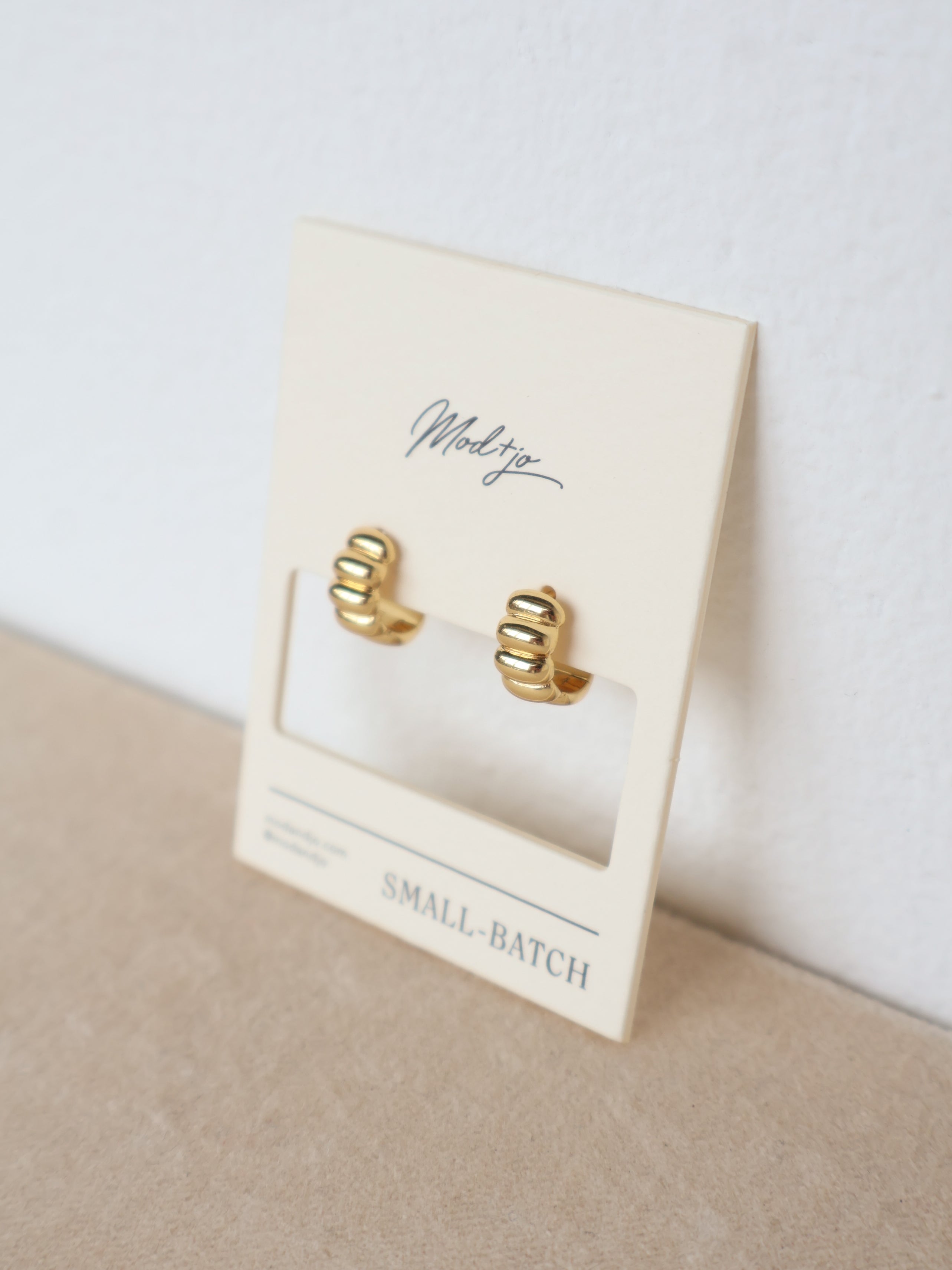 Gold Sylvie Huggies